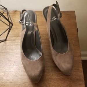 Stuart Weitzman suede pumps